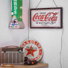 Coca Cola Drink in Bottles 5 Cents Framed LED Sign